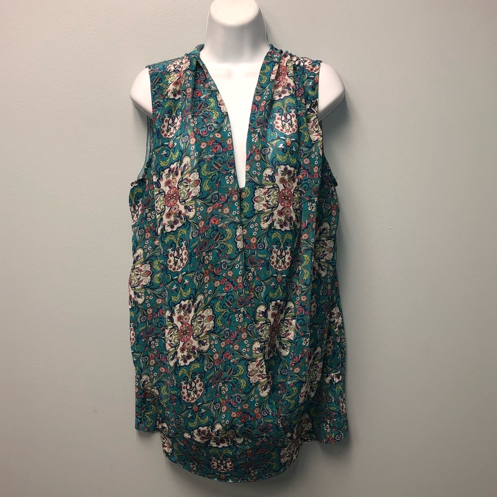 Bisou Bisou Floral Print Blouse
